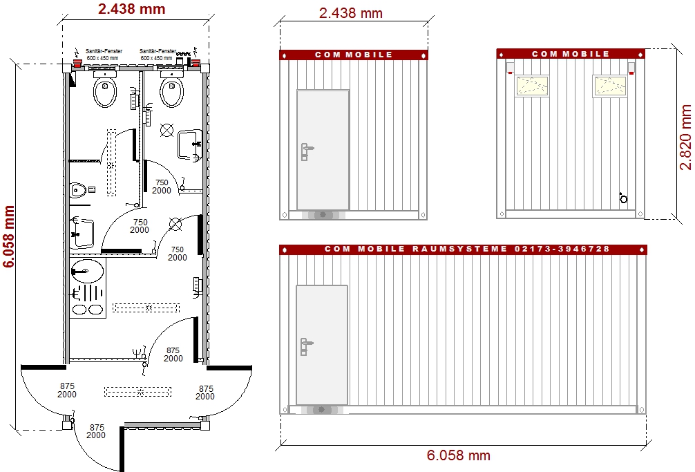 Standard-Mietcontainer (Leer)
